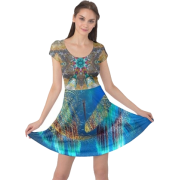 Blue abstract dress - Ljudje (osebe) - $42.00  ~ 36.07€