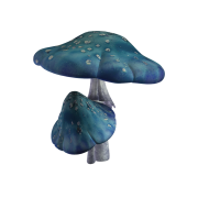 Blue Mushroom - Plants - 