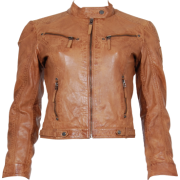 leather cognac jacket - Jacket - coats - 199.95€  ~ £176.93