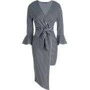 Boohoo Nancy Asymmetric Midi Dress - Dresses - $40.00 