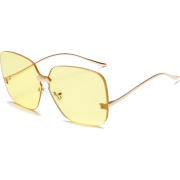 Borderless Sunglasses Jelly Color Marine Glasses Wholesale Nihaojewelry - 墨镜 - 
