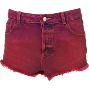 Moto Dip Dyed Denim Hotpants - Shorts - 38.00€  ~ $44.24