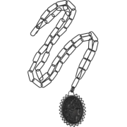 Bottega Veneta Necklace Black - Ogrlice - 