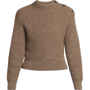 Bottega Veneta Chevron Alpaca Sweater - Puloverji - 