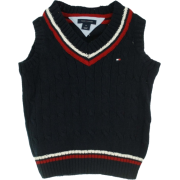 Boy's Tommy Hilfiger Cable Sweater Vest Navy - Maglie - $24.99  ~ 21.46€