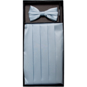 Boys Light Blue Solid Cummerbund and Bow Tie Set - Kravate - $19.95  ~ 126,73kn