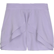 Crepe de Chine ruffled shorts - Calções - 