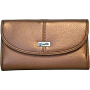 Bronze Buxton Metallic Organizer Clutch Wallet - Clutch bags - $29.99 