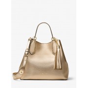 Brooklyn Large Metallic Leather Tote - Hand bag - $498.00 