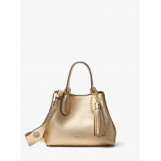 Brooklyn Small Metallic Leather Tote - Hand bag - $398.00 