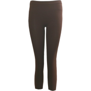 Brown Seamless Capri Leggings Three Quarter Length - Tajice - $5.90  ~ 5.07€