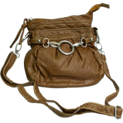 Brown Versatile Washed Faux Leather Crossbody Bag - Borse - $25.00  ~ 21.47€