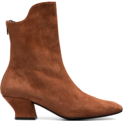 Brown Han 50 Suede Ankle Boots - Buty wysokie - 