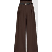 Brown dress pants classic - Calças capri - 