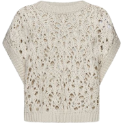 Brunello Cucinelli cotton knit top - Camisas sem manga - 