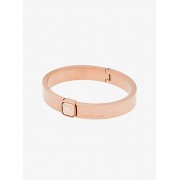 Brushed Rose Gold-Tone Hinge Bracelet - Bransoletka - $95.00  ~ 81.59€