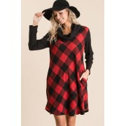 Buffalo Plaid Tartan Swing Dress - Vestiti - $34.65  ~ 29.76€