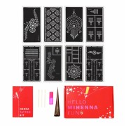 Build Your Own Henna Kit [8 Stencils] - Cosméticos - $32.99  ~ 28.33€