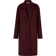 Burgundy coat - Куртки и пальто - 