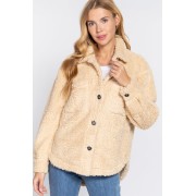 Butter Long Slv Flap Pocket Oversize Jacket - Куртки и пальто - $44.00  ~ 37.79€