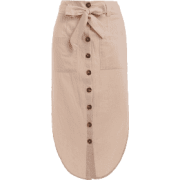 Button Up Belted Skirt  - sukienki - $18.49  ~ 15.88€