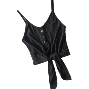 Button tie short camisole - Coletes - $19.99  ~ 17.17€