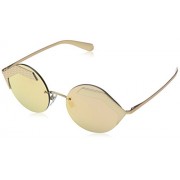 Bvlgari BV6089 20134Z Pink / Gold BV6089 Oval Sunglasses Lens Category 3 Lens M - Eyewear - 