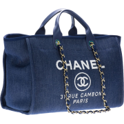 CHANEL blue tote - ハンドバッグ - 