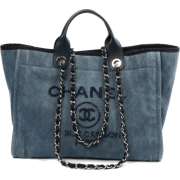 CHANEL denim blue tote - Hand bag - 