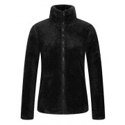 CHARTOU Women's Fluffy Full-Zip Stand-Collar Double-Faced Fleece Plush Coat Hoodies Jacket - Outerwear - $32.66 