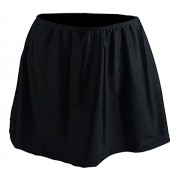 COCOSHIP Women's Solid Black Skirted Bikini Bottom Skirt Swimdress(FBA) - Kostiumy kąpielowe - $14.99  ~ 12.87€