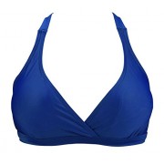 COCOSHIP Women's Solids Training Sport Bra Padding Bikini Top Double Back Strap Swim Tankinis(FBA) - Swimsuit - $16.99 
