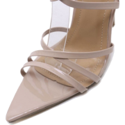 CROSS STRAP HIGH HEEL SANDALS (4 COLORS) - Sandals - $29.97  ~ £22.78