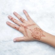 Camellia Henna Tattoo Stencil - Cosmetics - $1.99 