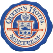 Canadian hotel luggage tag - Ilustracije - 