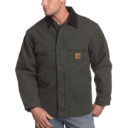 Carhartt Men's Arctic-Quilt Lined Sandstone Traditional Coat Moss - Jacket - coats - $89.95 