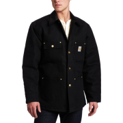 Carhartt Men's Duck Chore Coat Black - Jacket - coats - $69.99 