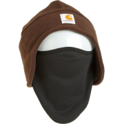 Carhartt Men's Fleece 2-In-1 Headwear Dark Brown - Cap - $12.99 