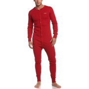 Carhartt Men's Midweight Cotton Union Suit Red - Piżamy - $36.99  ~ 31.77€