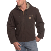 Carhartt Men's Sandstone Sierra Jacket X-Large Tall Dark Brown - Jacket - coats - $82.48 