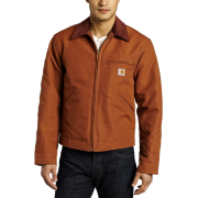 Carhartt Men's Tall Duck Detroit Jacket Brown - Jacket - coats - $61.99 