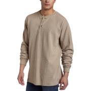 Carhartt Men's Textured Knit Henley Shirt Dark Tan - Košulje - kratke - $26.99  ~ 171,46kn