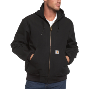 Carhartt Men's Thermal Lined Duck Active Jacket Black - Jacket - coats - $57.42 