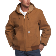 Carhartt Men's Thermal Lined Duck Active Jacket Brown - Jacket - coats - $57.42 