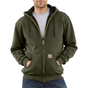 Carhartt Men's Thermal-Lined Hooded Zip-Front Sweatshirt Army Green - Maglie - $54.71  ~ 46.99€
