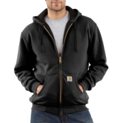 Carhartt Men's Thermal-Lined Hooded Zip-Front Sweatshirt Black - Koszulki - długie - $54.71  ~ 46.99€
