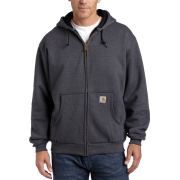 Carhartt Men's Thermal-Lined Hooded Zip-Front Sweatshirt Charcoal Heather - Long sleeves t-shirts - $54.71 