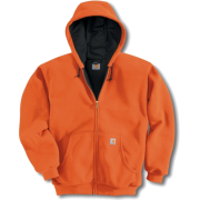 Carhartt Men's Thermal-Lined Hooded Zip-Front Sweatshirt Orange - Majice - duge - $54.71  ~ 46.99€