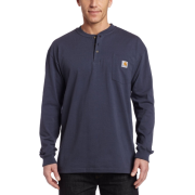 Carhartt Men's Workwear Henley Shirt Bluestone - Camisola - longa - $18.71  ~ 16.07€