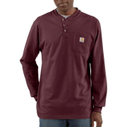 Carhartt Men's Workwear Henley Shirt Port - Camisola - longa - $18.71  ~ 16.07€